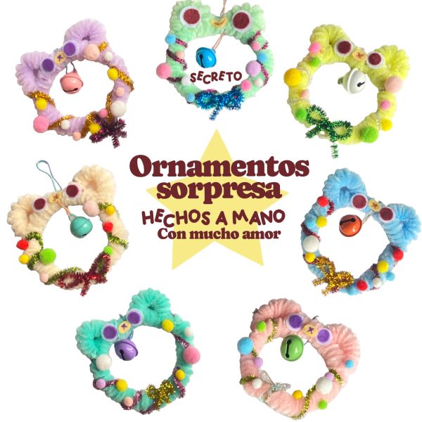 Ornamentos sorpresa Navidad